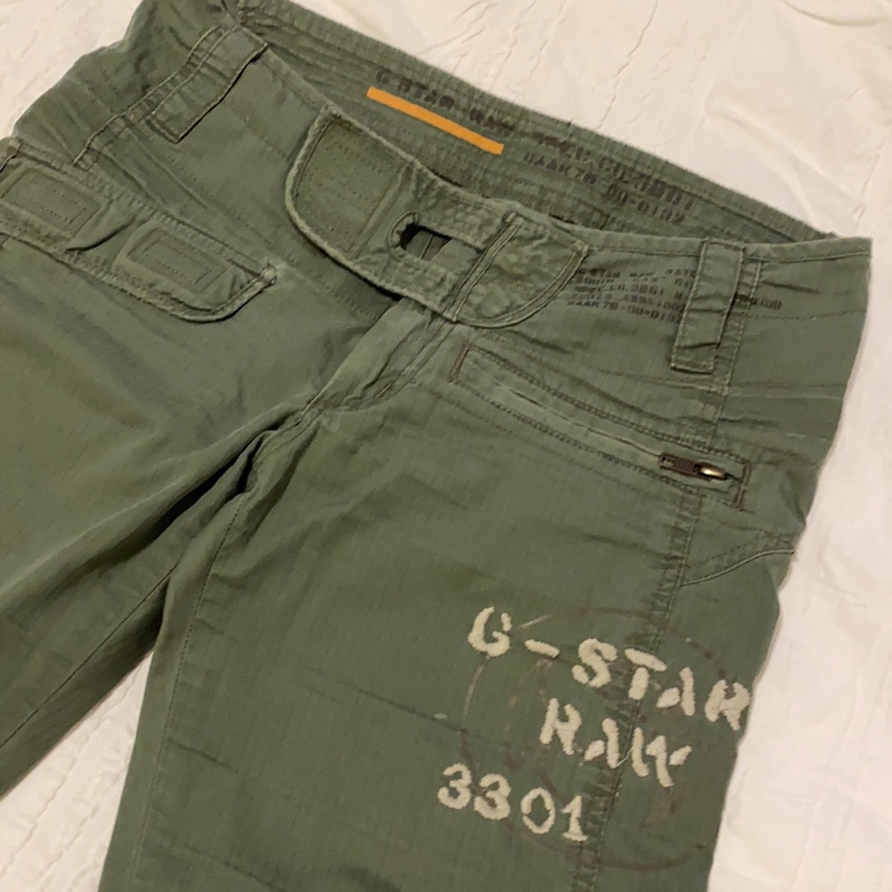 G-Star Raw Cropped Cargo Style Pants